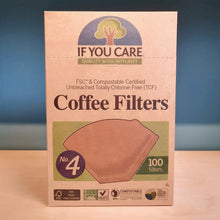 Load image into Gallery viewer, Unbleached Coffee Filters