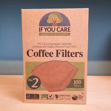 Load image into Gallery viewer, Unbleached Coffee Filters