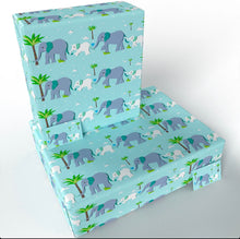 Load image into Gallery viewer, Recycled Wrapping Paper - Baby Elephants