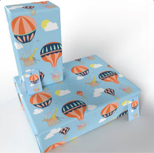 Load image into Gallery viewer, Recycled Wrapping Paper - Hot Air Balloon