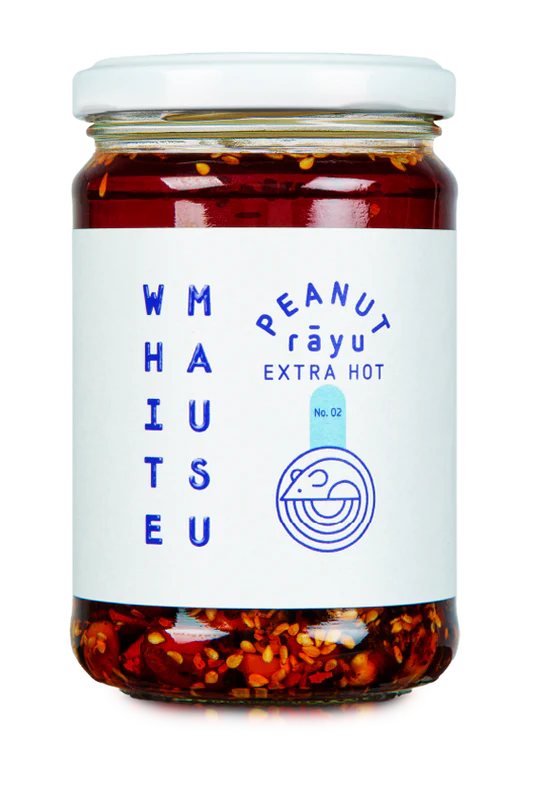 White Mausu Extra Hot Peanut Rāyu