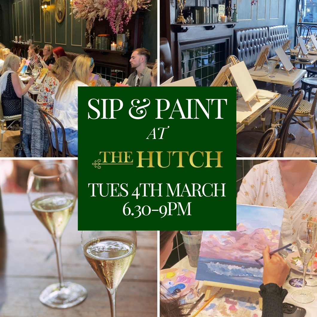 Sip & Paint at The Hutch Cafe